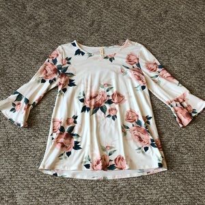3/4 sleeve blouse